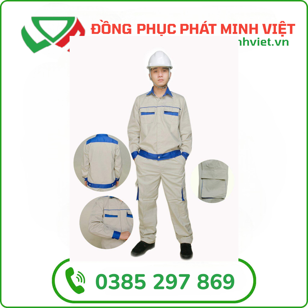 Quần Áo Công Nhân KaKi Mẫu 7