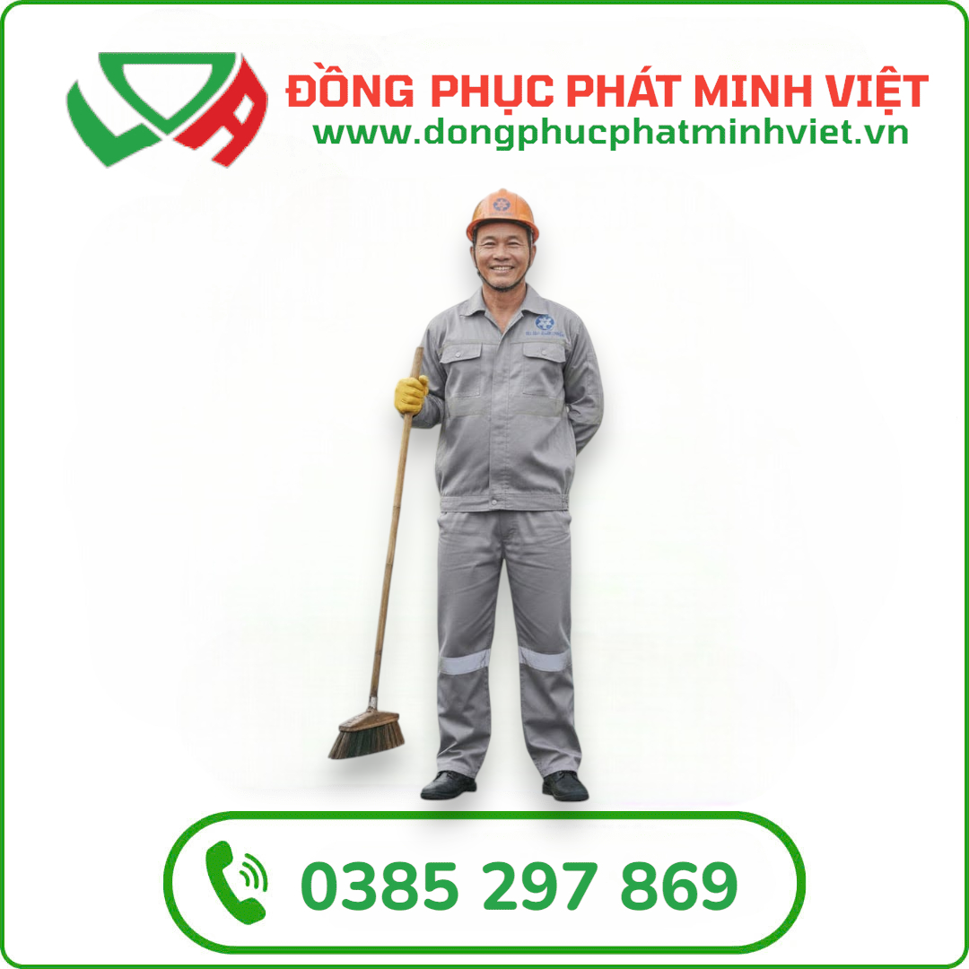 Bộ Quần Áo Công Nhân Môi Trường 8