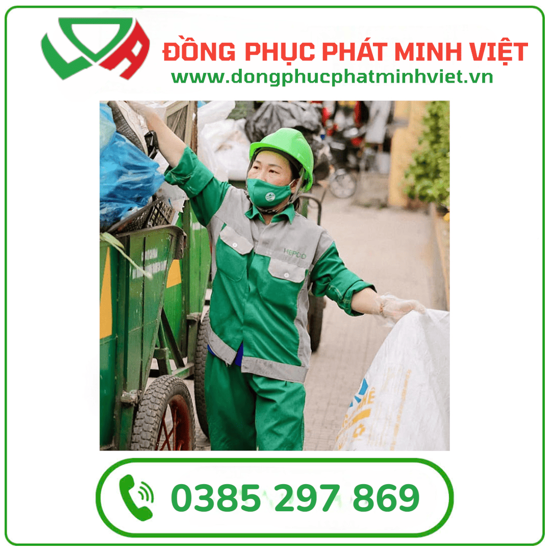 Bộ Quần Áo Công Nhân Môi Trường