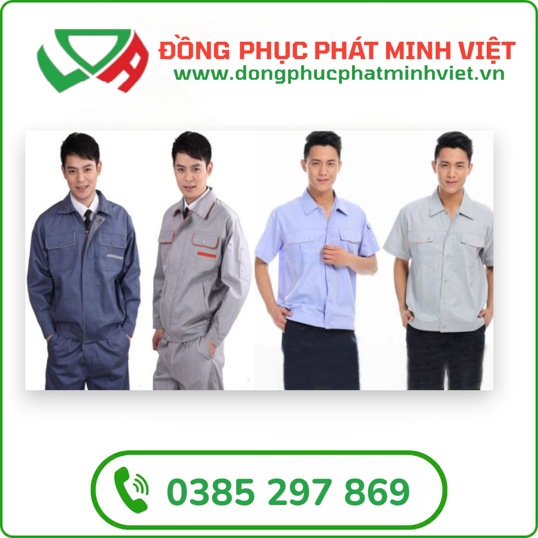 Quần Áo Công Nhân KaKi Mẫu 1