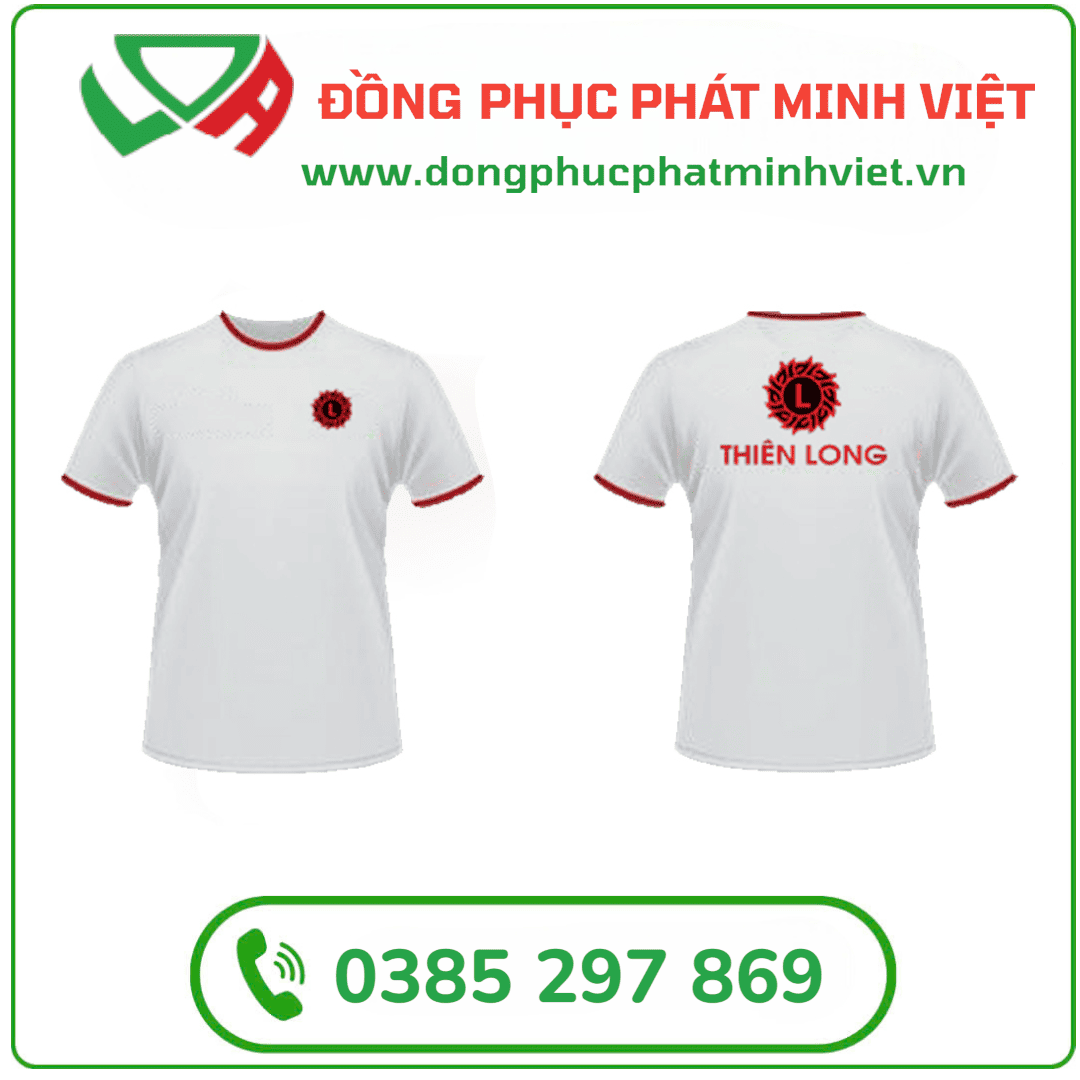 Áo Thun Đồng Phục Cổ Tròn Công Ty Thiên Long
