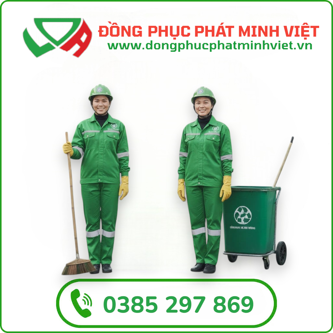 Bộ Quần Áo Công Nhân Môi Trường 10