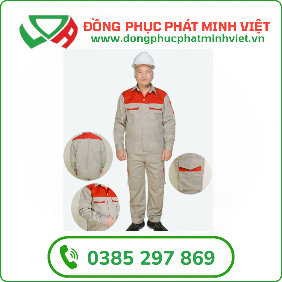 Quần Áo Công Nhân KaKi Mẫu 8