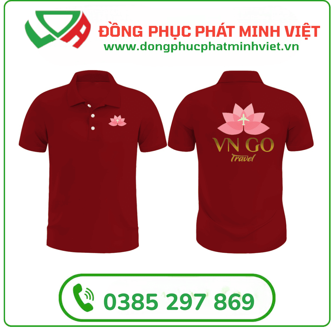 Áo Thun Đồng Phục Công Ty Du Lịch VNGO