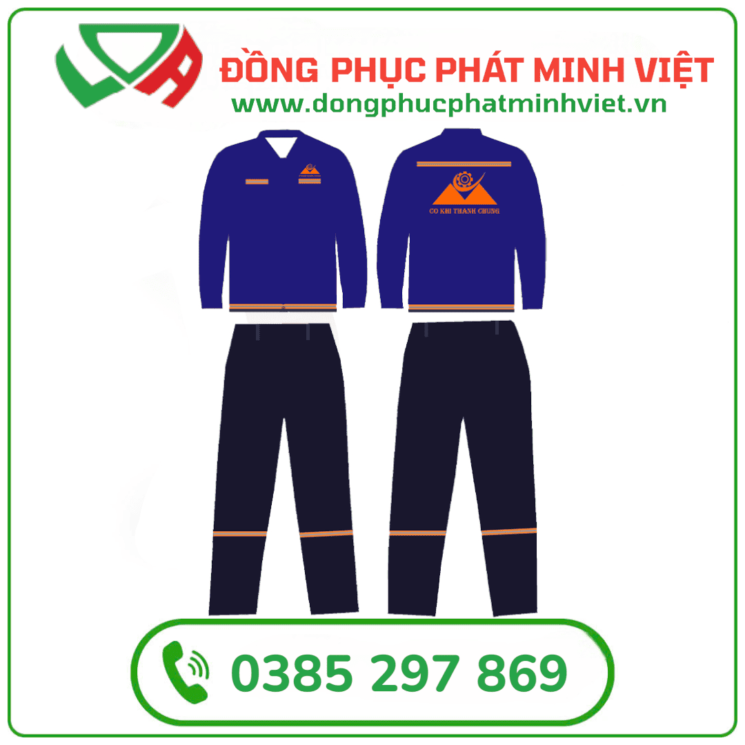 Bộ Quần Áo Bảo Hộ Công Ty Cơ Khí Thành Chung