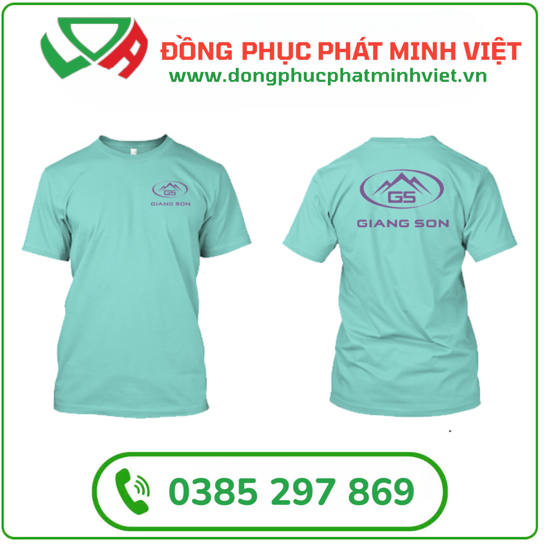 Áo Thun Đồng Phục Cổ Tròn Công Ty Giang Sơn