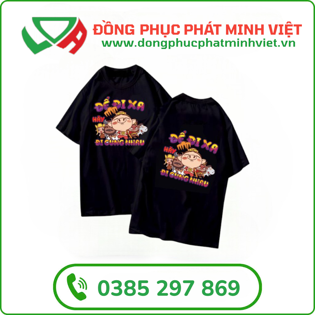 Áo thun cỏ tròn team bulding