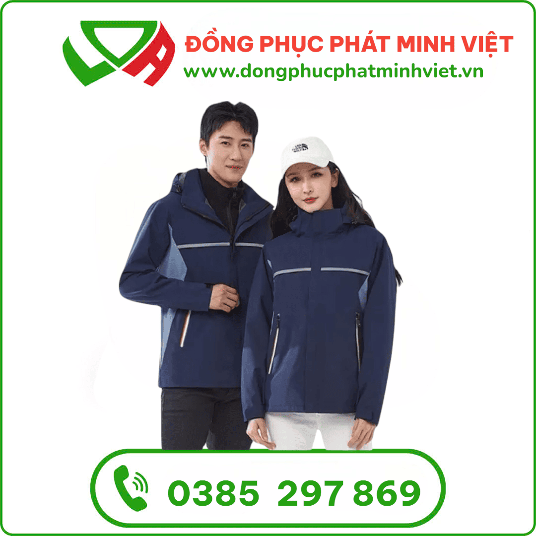 Áo Khoác Đồng Phục Xanh Đậm